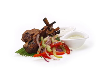 indisches tandoori lamm kotelett