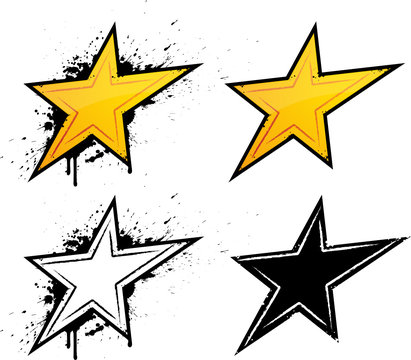 &eacute;toiles vectorielles, facilement modifiable