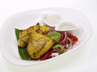 indischer tandoori red snapper filet