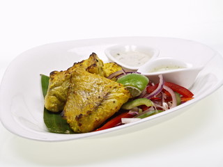 indischer tandoori red snapper filet