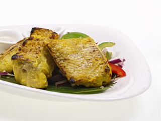 indischer tandoori red snapper filet