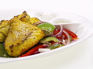 indischer tandoori red snapper filet
