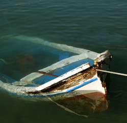 Versunkenes Boot
