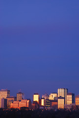 Edmonton, Alberta Skyline - Early Morning