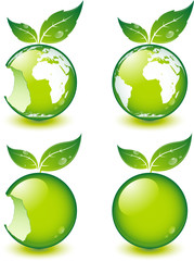 Terres croqu&eacute;es, image vectorielle