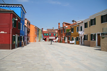 Fototapeta na wymiar Place de Burano