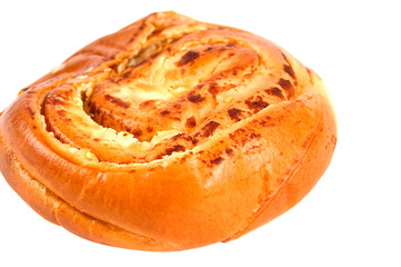 Bun baked with cheese