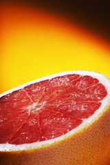 Half of grapefruit