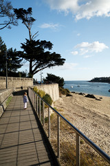 Obraz premium Ville de Benodet en Bretagne, Finistere, France