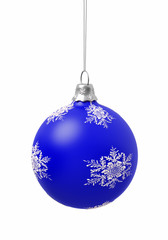 Blue Christmas ball