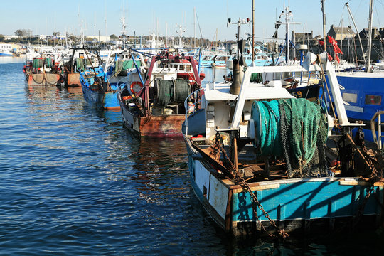 Fototapeta Chalutiers a Concarneau