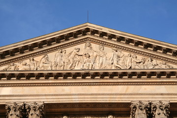 Fototapeta premium Fresque du Louvre