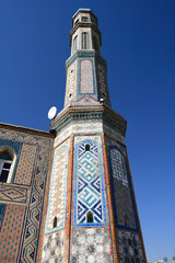 minaret in Dushanbe