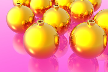 golden christmas decoration