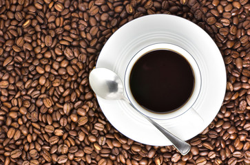 kaffeetasse von oben