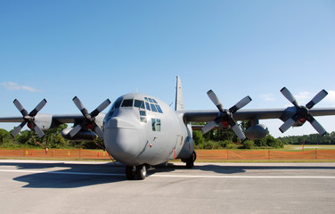 Military transport plane