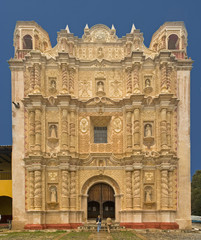 Obraz premium Church in San Cristobal de Las Casas, Chiapas, Mexico