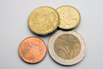 euro coins