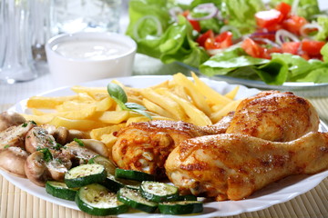 Roast chicken