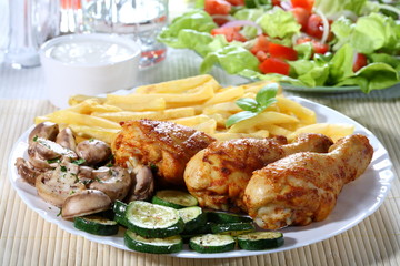 Roast chicken