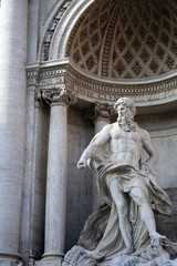 Trevi Fountain, Detail
