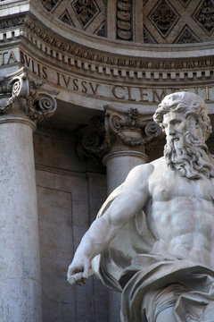 Trevi Fountain, Detail, Up Close