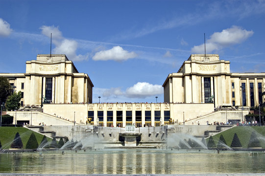 Fototapeta The Gardens of the Trocadero. Paris