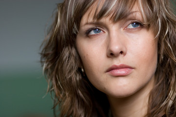 Naklejka premium pretty girl