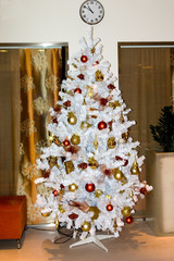white christmas tree