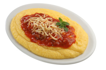 Polenta estilo italiano