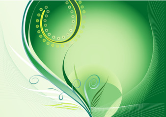 vector file of floral background