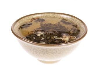 green tea in tea cup