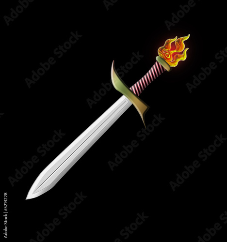 "Fire sword" Stock photo and royalty-free images on Fotolia.com - Pic