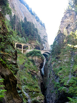Via Mala, canyon in Switzerland