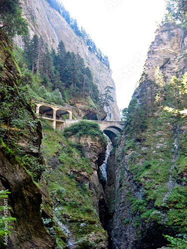 Via Mala Canyon In Switzerland Stock Photo And Royalty Free