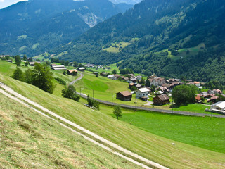 Alpine countryside in Switzerland, Europe