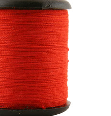 Red spool of thread