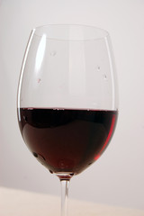 glas rotwein