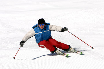 skiing