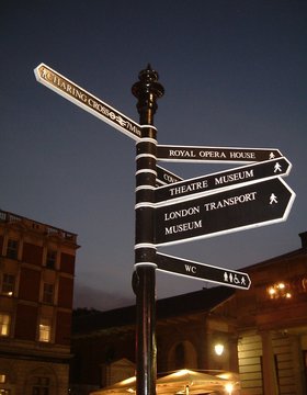 Naklejki London signpost