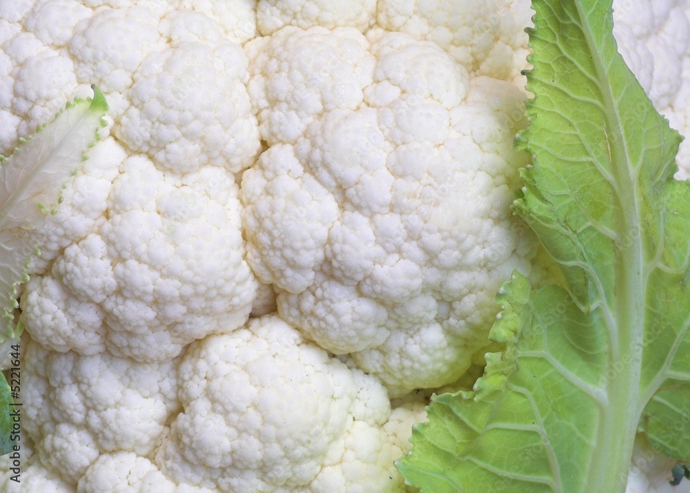 Sticker cauliflower closeup