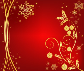 Christmas background vector 