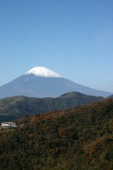Fototapeta premium Monte Fuji nevado II, Japón