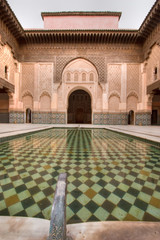 arabian palace with pool