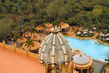 Wall murals South Africa The Palace of Lost City at Sun City, RSA - bird eye view