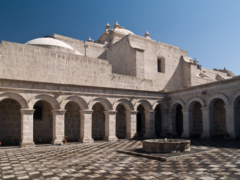 Courtyard of the Church of the company of Jesus