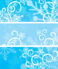 Christmas winter backgrounds, vector illustration