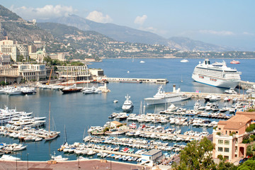 vue sur le port de Monaco