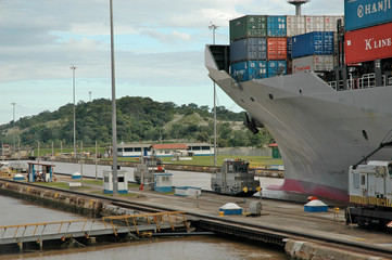 Naklejka premium Panama Canal