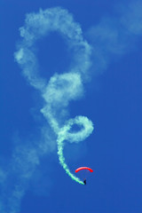 Parachutist aerobatics